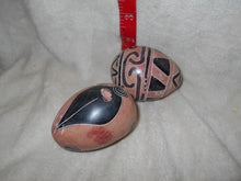 Vintage Set of African Handpainted Stone Eggs (17A)