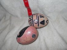 Vintage Set of African Handpainted Stone Eggs (17A)