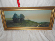 Vintage Original Pasture Scene Water Framed (509)