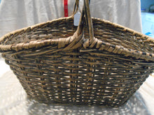 Large Vintage Green Basket (3) #2012