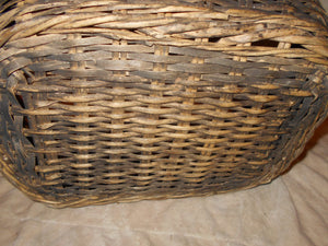 Large Vintage Green Basket (3) #2012