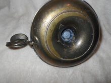 Vintage Brass Ring-held, Thumb-rest Candle Holder (50)