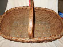 Vintage Large Wide-Weave Basket (18) #2011