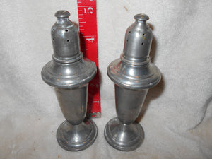 Vintage Empire Pewter Weighted Salt & Pepper Shakers (1)