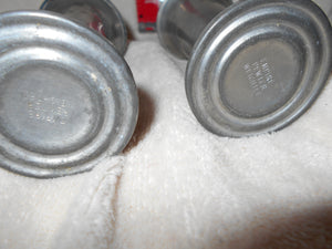 Vintage Empire Pewter Weighted Salt & Pepper Shakers (1)