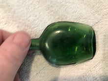 Vintage Green Benjamin Franklin Mini Bottle #818