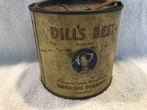 Vintage "Dills Best" Tobacco Tin #602