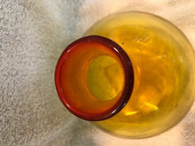 Vintage Yellow & Orange Bottle #809