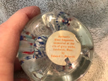 Vintage Mozenski (?) Blown Glass Paper Weight #812
