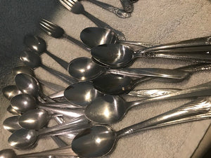 Old Large Lot of Silverware  #1049