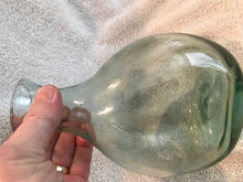 Antique/Vintage Blown Glass Light Greenish Bottle #828