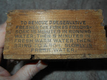 Vintage Wooden Salted Box (No Top) (#11a)