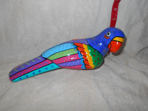 Ceramic Red-Bottomed Parrot #129