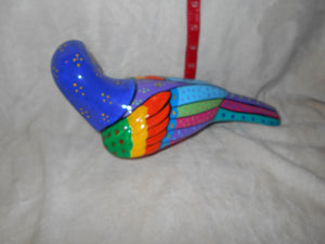 Ceramic Red-Bottomed Parrot #129