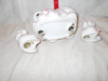 Antique/Vintage S & P:  Moma Pig Napkin Holder with Baby S & P Shakers