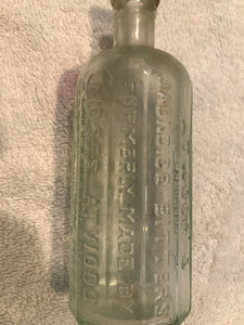 Vintage Atwoods Jaundice Bitters Bottle (615)