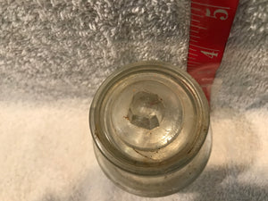 Vintage Clear, Covered Ink (?) Bottle (623)