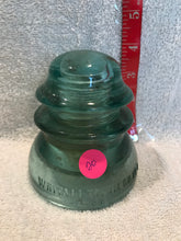 Vintage Dark Green Whitall Insulator (20)