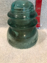 Vintage Dark Green Whitall Insulator (20)