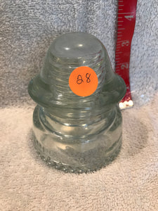 Vintage Clear Hemingray Insulator (28)