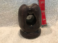 Vintage Brown Ceramic Insulator (31)