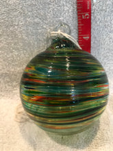 Vintage Striped Ball on String (703)