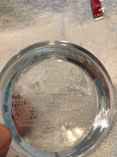 Vintage Clear Glass Senator Byrd Paperweight (701)