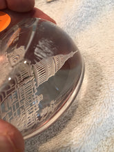 Vintage Clear Glass Senator Byrd Paperweight (701)