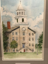 Old Chapel Watercolor by Tuttle Framed (2006)