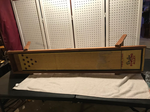 Vintage Deluxe Tabletop Bowling Alley (843)