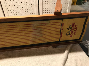 Vintage Deluxe Tabletop Bowling Alley (843)