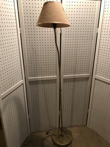 Vintage Brass Adjustable Neck Floor Lamp (#8)