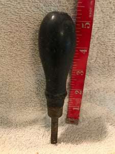 Antique Wooden Handled Tool with Button End (?) #72