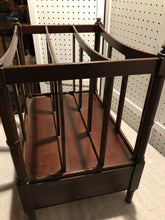 Vintage Wooden Magazine Rack with Bottom Drawer (26)