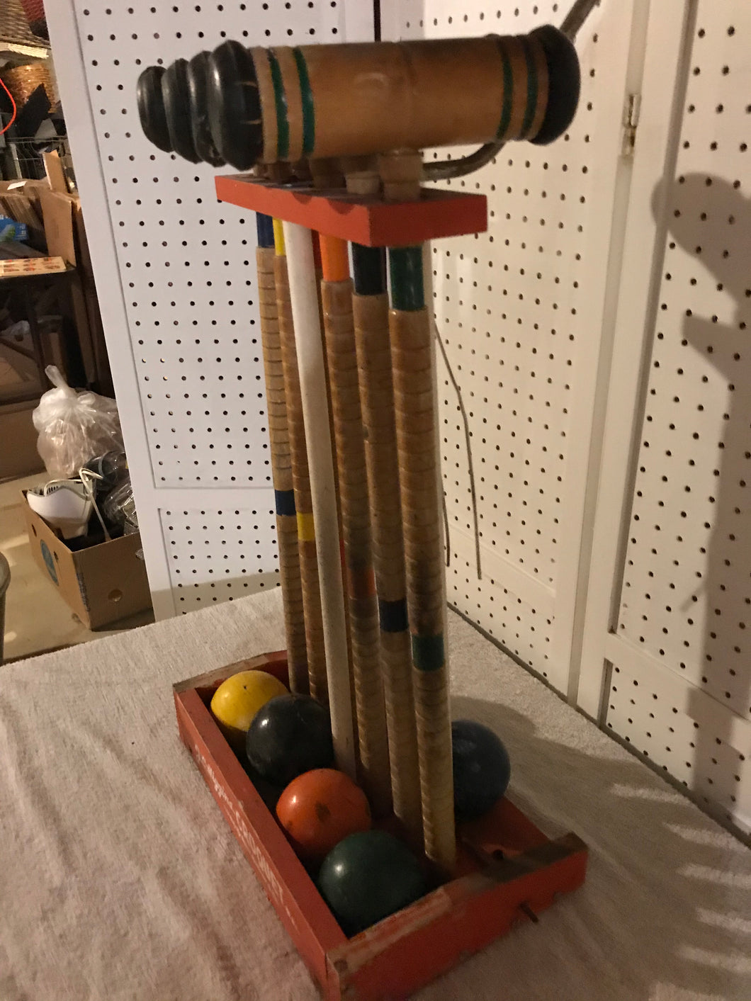 Vintage J C Higgins Croquet Set (842)