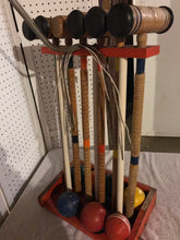 Vintage J C Higgins Croquet Set (842)