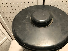 Vintage Tole, Tole-like Trash Can with Lid (1A)