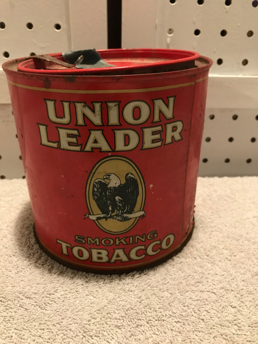 Vintage Union Leader Tobacco Tin (#9a)