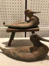 Vintage Pair of 1930s or '40s Canvas Duck Decoys #61