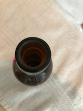 Vintage Amber Beverage Bottle (113A)