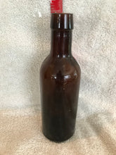 Vintage Amber Beverage Bottle (113A)