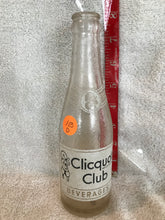 Vintage Clear Clicquot Bottle (113D)