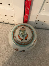 Vintage Lidded Chinese Family Scene Jar #75