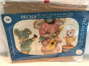 Vintage Meyercord Co Teddy Bear & Baby Chic Decals 3