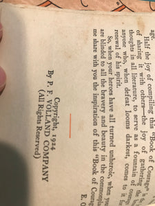 Vintage 1924 Book of Courage 16