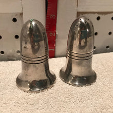 Vintage Sheffield Weighted Salt & Pepper Shakers Epns (A1)