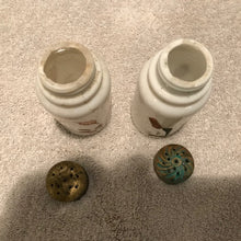 Vintage Porcelain Asian Hand Painted Salt & Pepper Shakers (409)
