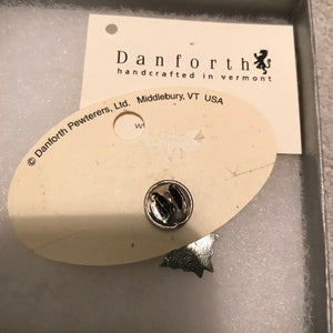 Danforth Pewter Angel Pin In Original Box (495)