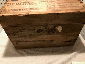 Vintage Cliquot Club Beverages Crate (#3a)