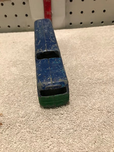 Vintage Blue/Green Greyhound Bus Toy #2056